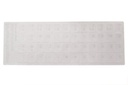 Keyboard Sticker,Silver with Black letter PO - 1