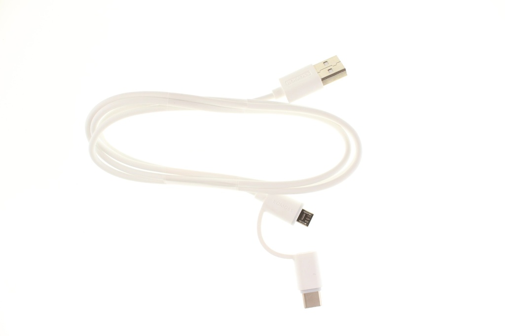 Romoss 2 in 1 Universal Data Cable - Typce-C & Micro-USB    