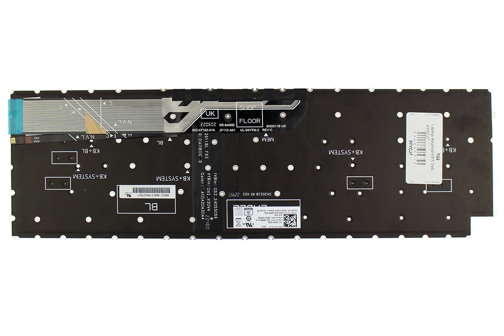 Laptop Keyboard ES Dell - 0YYCJ7                            