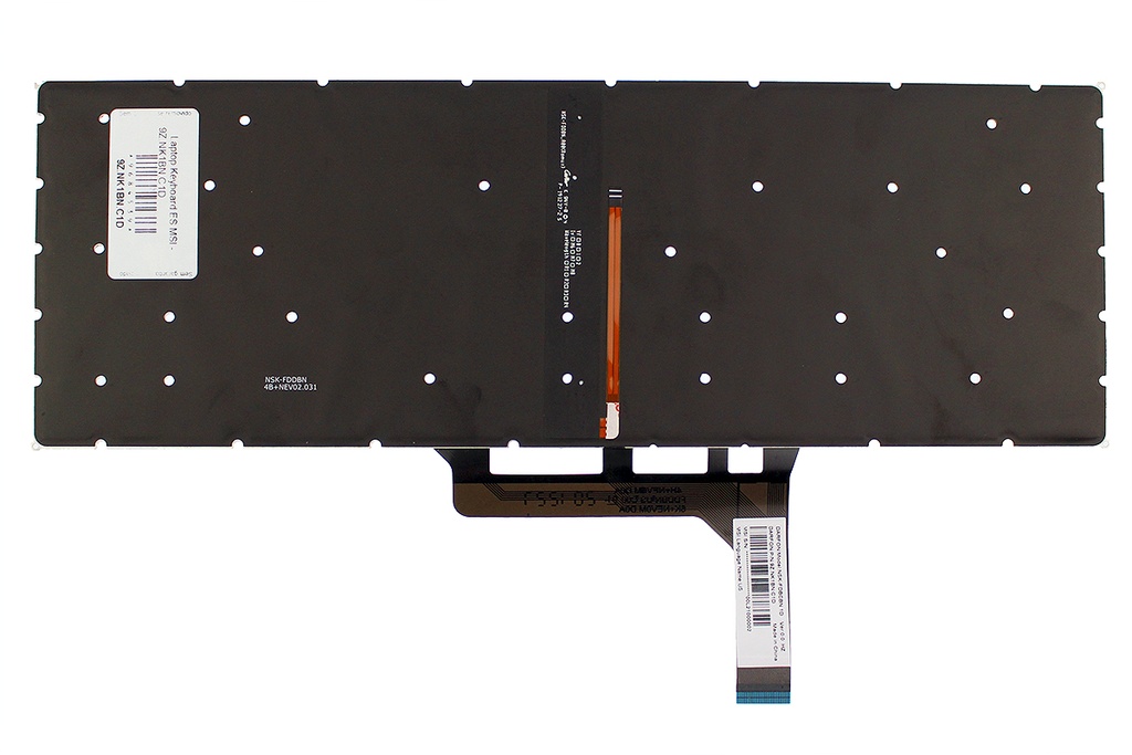 Laptop Keyboard ES MSI - 9Z.NK1BN.C1D                       