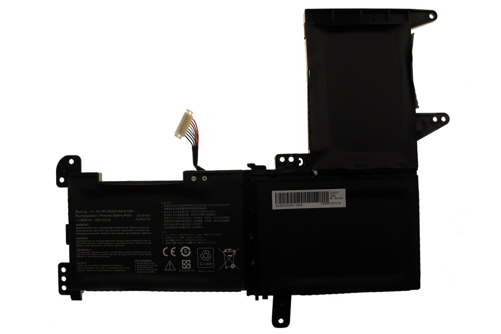 Battery Asus S510 11.4V 3600mAh/41wh