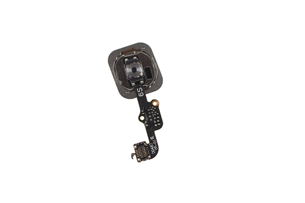 Home Botton Cap Apple iPhone 6S w/Flex - HBIP6SFXBK         