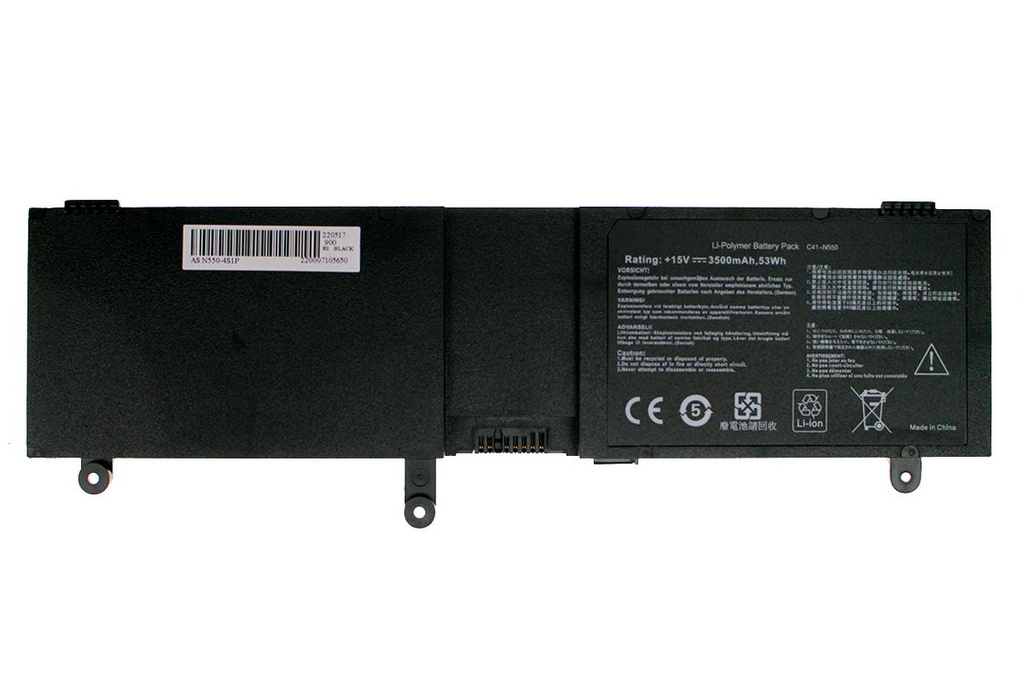 Battery ASUS C41-N550 15V 4000mAh/59Wh                      