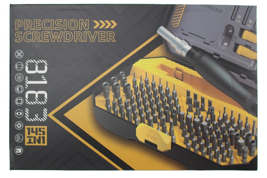 Repair Tool Combination Screwdriver Boxed Black