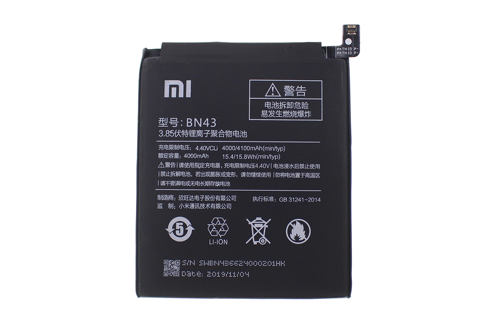 Smartphone Battery Xiaomi Redmi Note 4X BN43 - BATXIRIN4X   