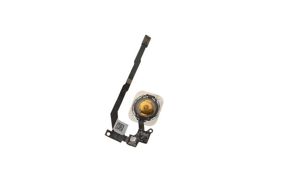 Home Botton Cap Apple iPhone 5s w/Flex - HBIP5SFXWH         