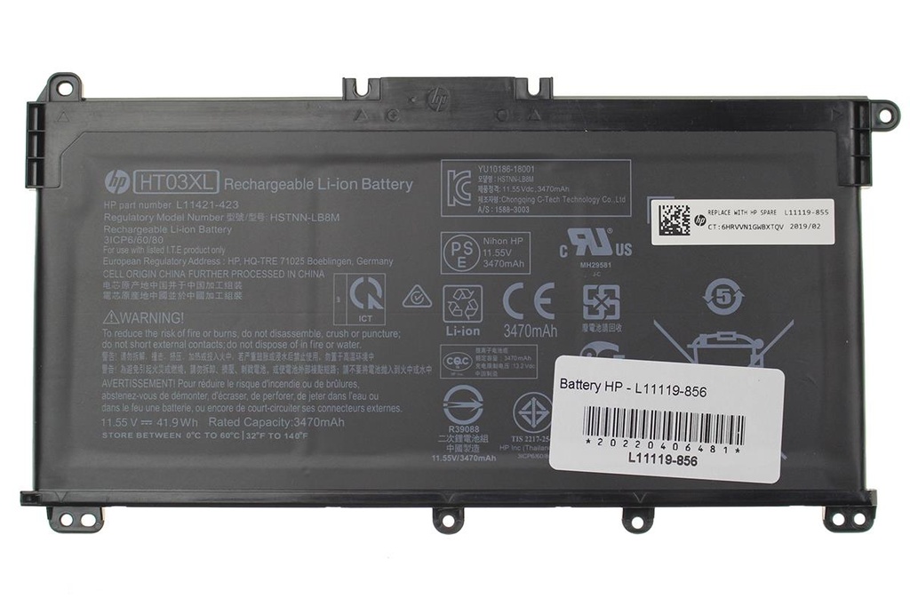 Battery HP - L11119-856                                     