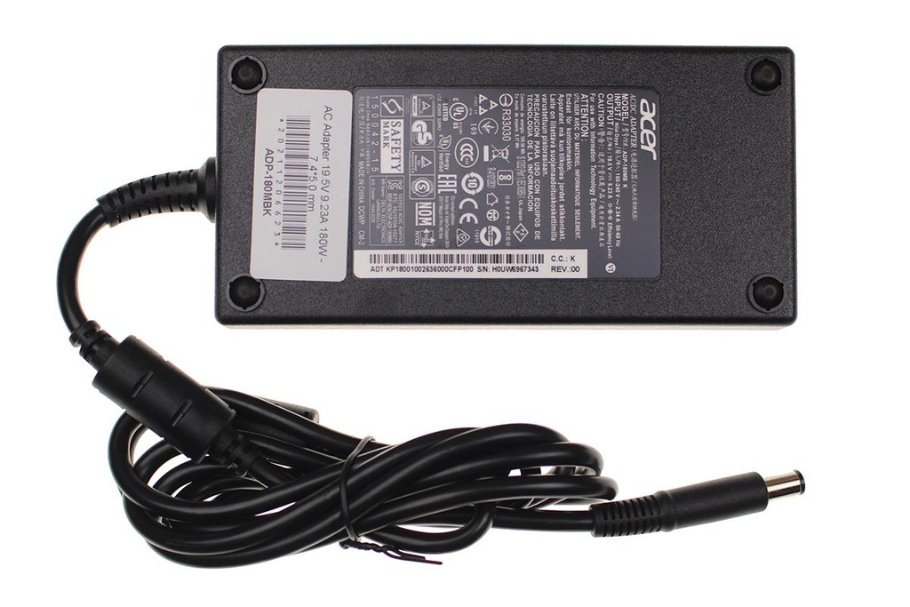 Cargador 19.5V 9.23A 180W - 7.4*5.0                    
