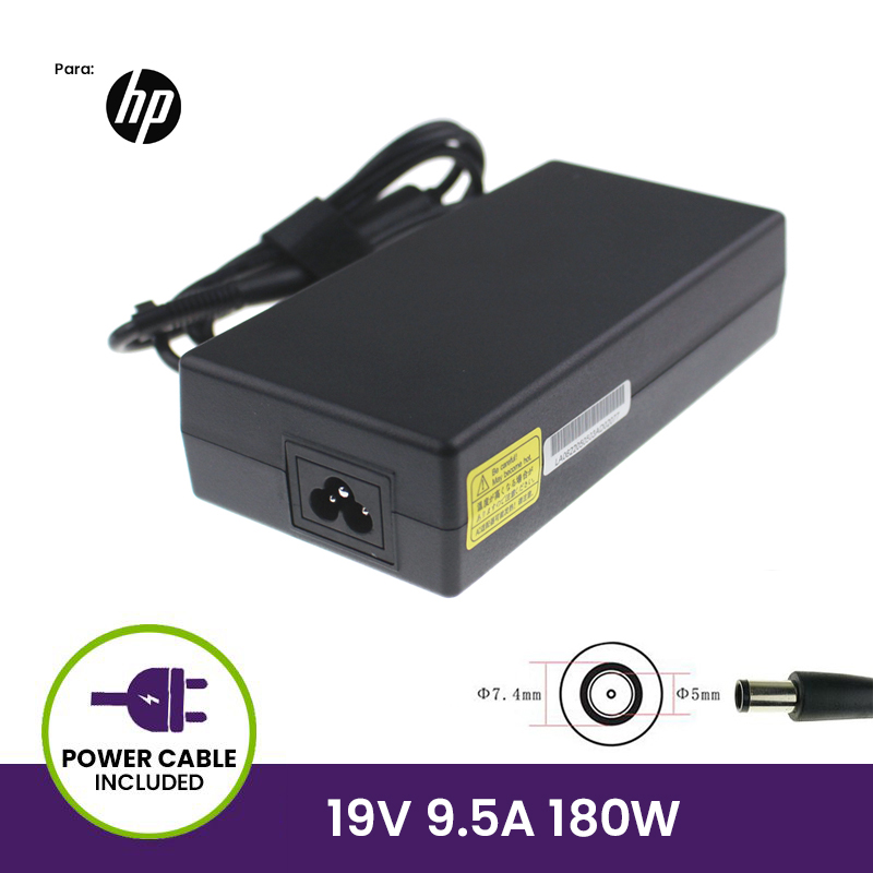 Cargador 19V 9.5A 180W - 7.4*5.0 pin inside               