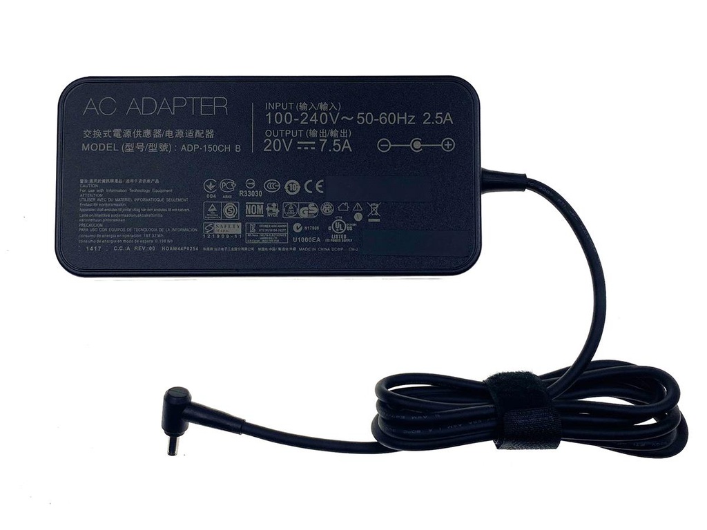 Cargador 20V 7.50A 150W - 4.5*3.0 Pin inside