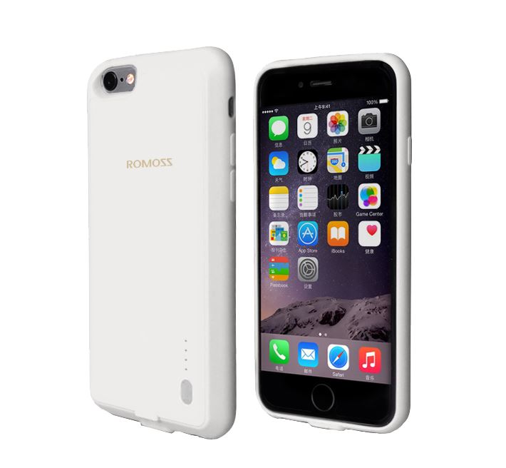 Back Case Romoss Encase iPhone 6/6S Plus White 2800mAh      