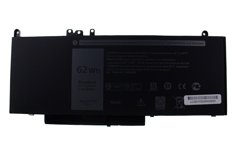 Batería Dell 7.6V 62Wh