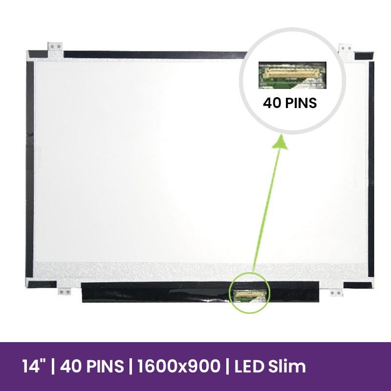 Pantalla LCD AU Optronics 14" WXGA++ 1600x900 - B140RW02 V.1