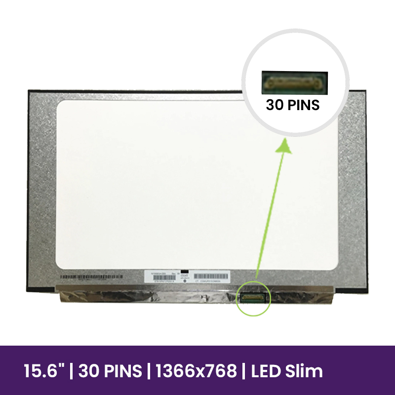 Pantalla LCD AUO 15.6" WXGA HD Slim 1366x768 - B156XTN08.0    