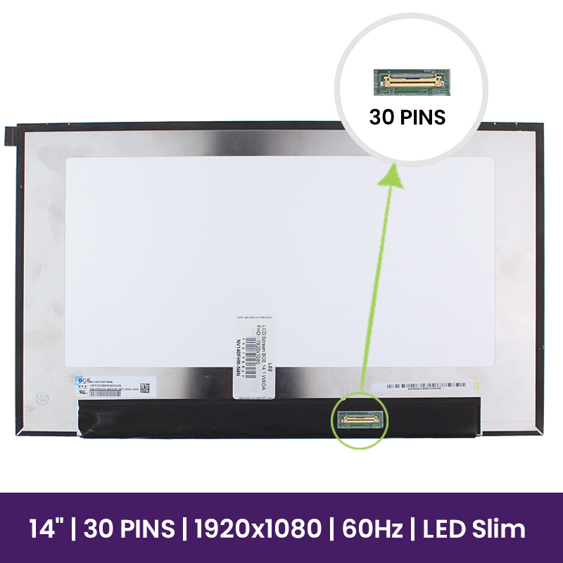 Pantalla LCD BOE 14 WXGA FHD - 1920x1080                    