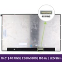 Pantalla LCD BOE 16.0 WQXGA - 2560×1600 - NE160QDM-NY1        