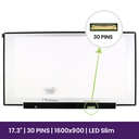 Pantalla LCD BOE 17.3 HD - 1600x900 - NT173WDM-N23            