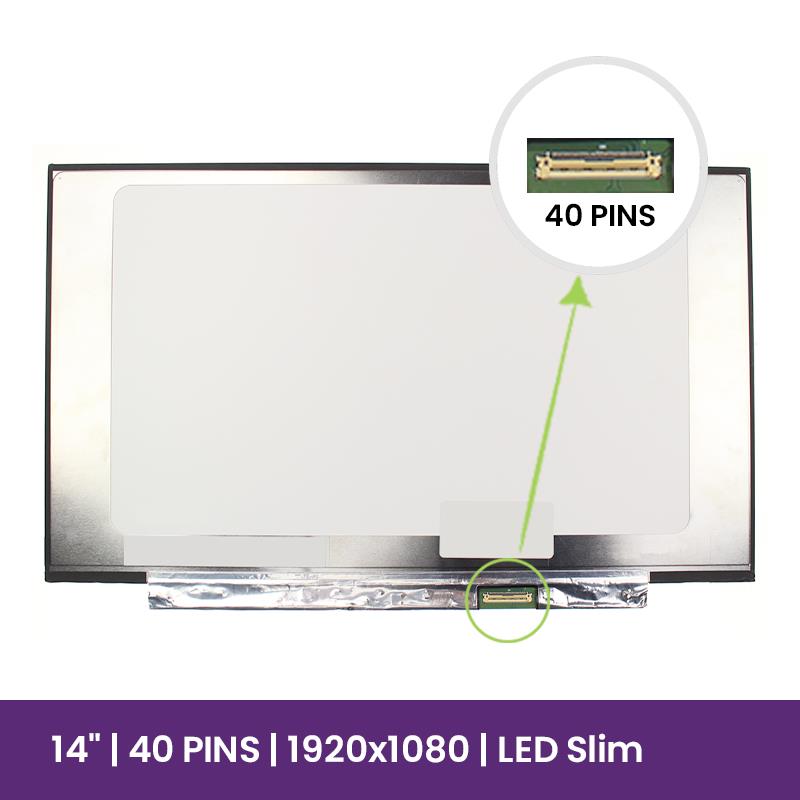 Pantalla LCD Chi Mei 14" WUXGA Slim 1920x1080 - N140HCN-EA1