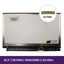 Pantalla LCD LG 13.3" FULL HD Slim 1920x1080 - LP133WF1-SPA1  