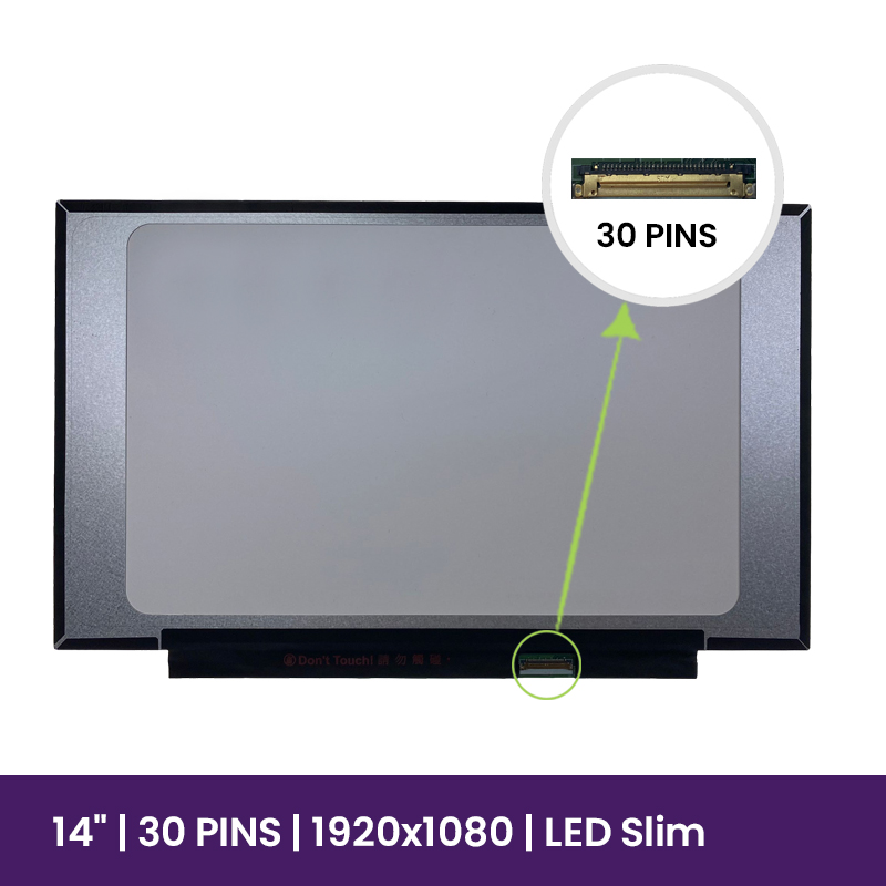 Pantalla LCD LG 14" WUXGA Slim 1920x1080 - B140HAN04.0        