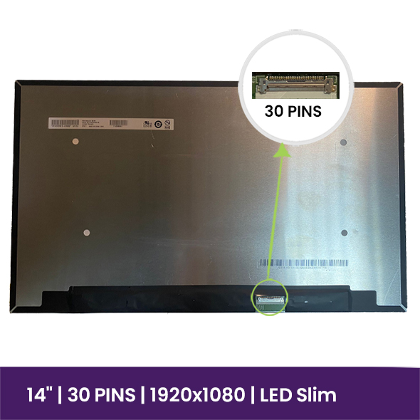 Pantalla LCD LG 14" WUXGA Slim 1920x1080 - B140HAN04.D