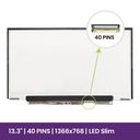 Pantalla LCD LG Philips 13.3" WXGA HD 1366x768- LP133WH2-TLM4