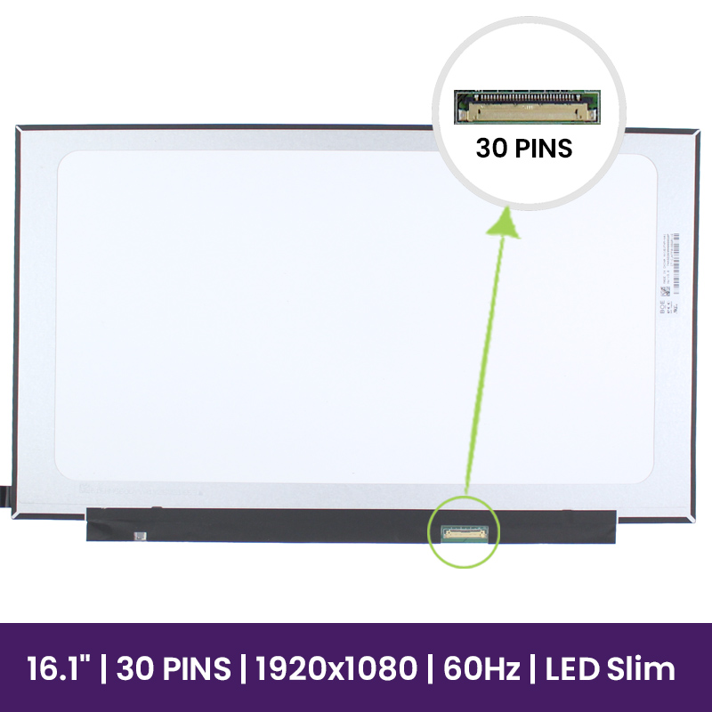 Pantalla LCD Samsung 16.1" FULL HD 1920x1080 - NV161FHM-N41   