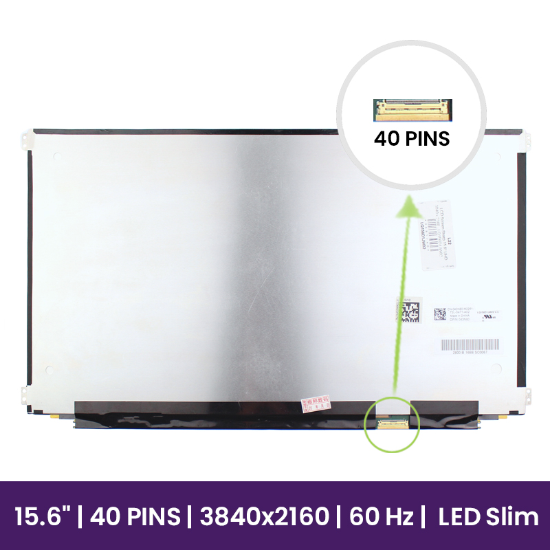 Pantalla LCD Sharp 15.6" UHD 3840 x 2160 - LQ156D1JW02        