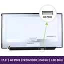 Pantalla LCD Sharp 17.3 FULL HD - 1920x1080 - LQ173M1JW05     
