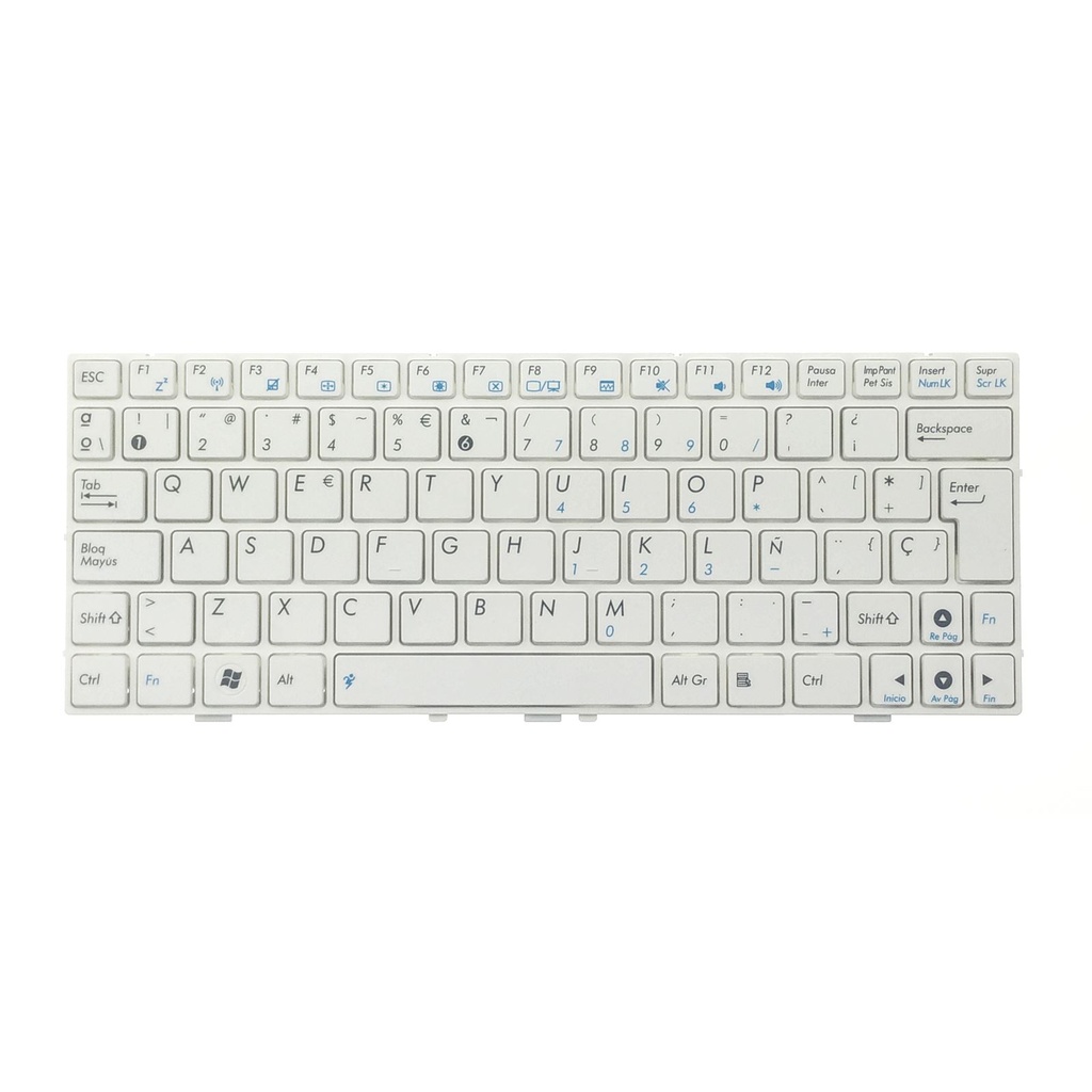 Teclado ES ASUS EEPC 1000 WHITE - 04GOA0U1KSP10-3