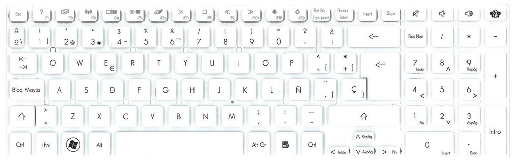 Teclado ES Acer - KB.I170G.340