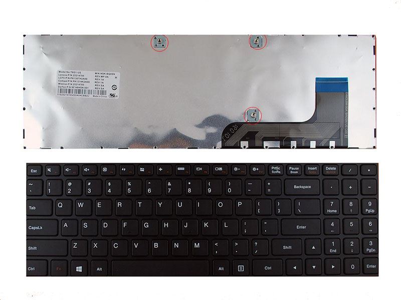 Teclado ES Lenovo - 5N20J30783