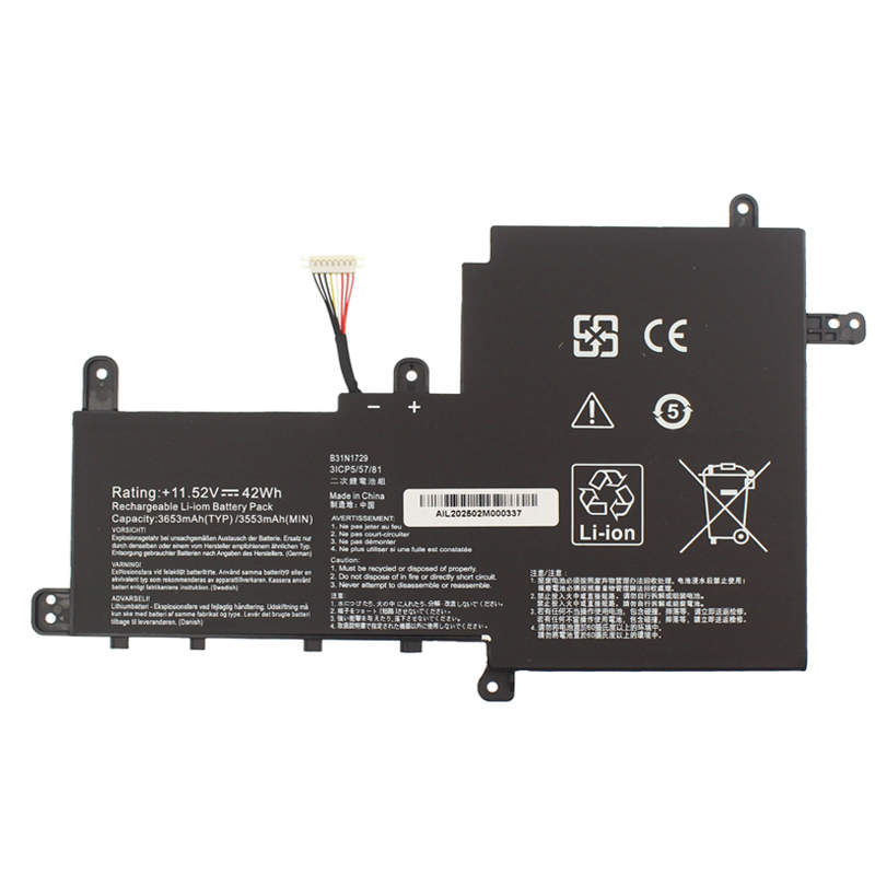 Batería Asus - B31N1729