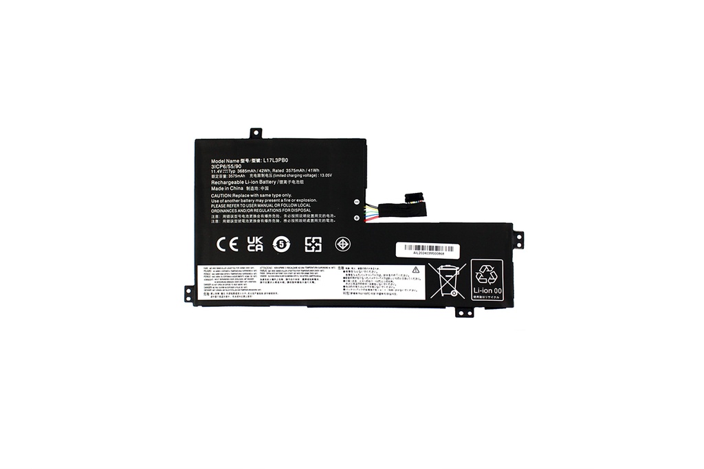Batería Lenovo 11.4V 3685mAh/42Wh