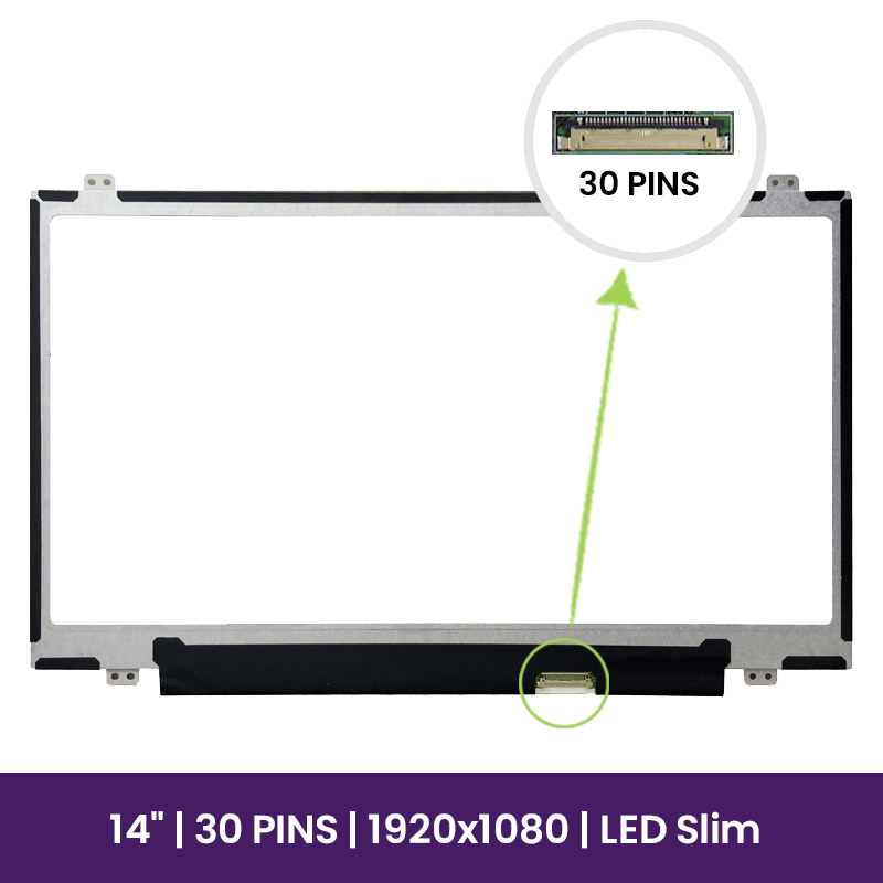 Pantalla LCD LG 14" WUXGA Slim 1920x1080 - LP140WF6-SPB7