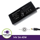Cargador 14V 3A 42W - 6.0*4.4 Pin inside