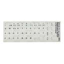 KIT Pegatinas,Black with White letter PO