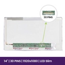 Pantalla LCD AUO 12.5 WXGA HD - 1366x768 LED - B125XW02 V.0   