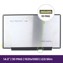 Pantalla LCD AUO 14" WUXGA Slim 1920x1080 - B140HTN02.1       