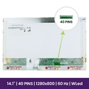 Pantalla LCD AUO 14.1" WXGA 1280x800 - B141EW05 V.3           