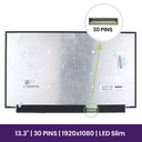Pantalla LCD Sharp 13.3" Full HD 1920x1080 - LQ133M1JW41      